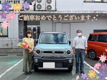 ハスラーご納車ありがとうございます！