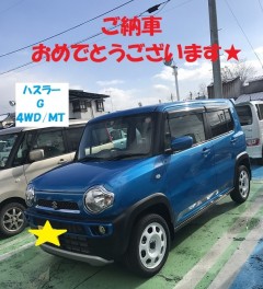 ハスラーご納車いたしました★