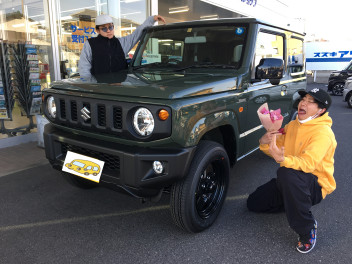 Kさま　ジムニー納車式　楽しく笑いある納車式でした！