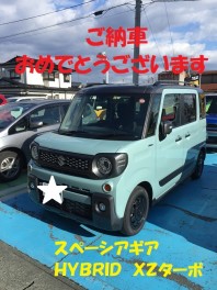 スペーシア　ギア　ご納車いたしました★