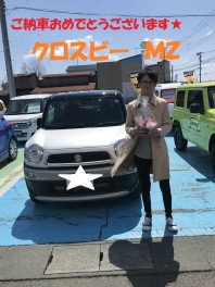 クロスビーご納車いたしました★