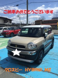 クロスビー納車いたしました★