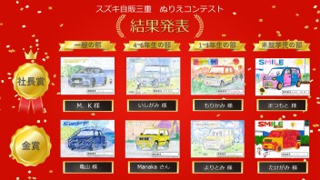 ぬりえコンテストありがとうございました！！
