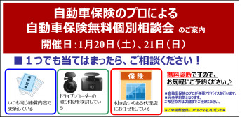 自動車保険無料個別相談会