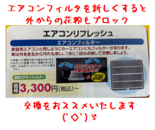 花粉の時期到来！？