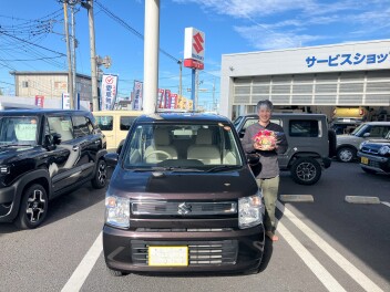 ワゴンＲ納車いたしました！