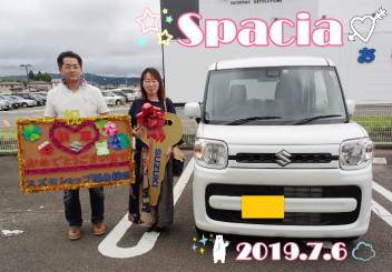スペーシアご納車です☆