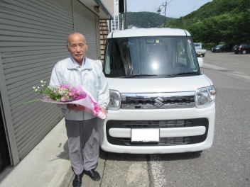 U様　スペーシア　ご納車です（＾ｖ＾）