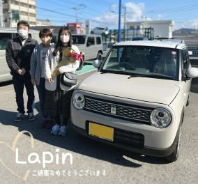 K様のラパンを納車いたしました！