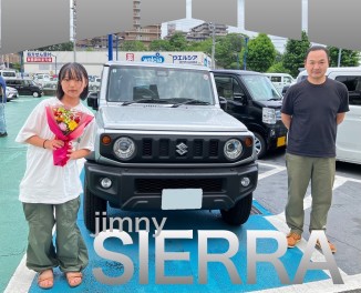 F様ジムニーシエラご納車　担当まつだ