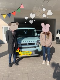 ハスラーご納車o。.♡♪