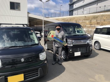 ☆☆ 祝 ☆☆　エブリイワゴンご納車