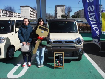 ご納車おめでとうございます。