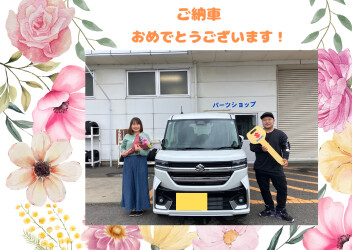 E様　☆スペーシアカスタムご納車です☆