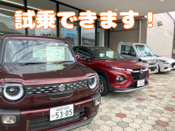 試乗車揃ってます！