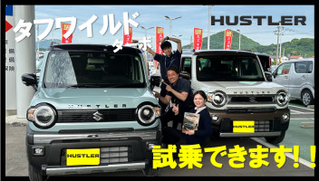 【ハスラー】タフワイルド　ターボ車試乗できます