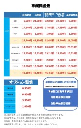 ◇車検整備料金のご案内◇