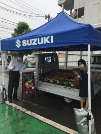 軽トラ野菜市を開催しています（＾Ｏ＾）