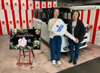 B様ワゴンＲスマイルご納車おめでとうございます♪