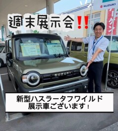 週末展示会開催致します‼