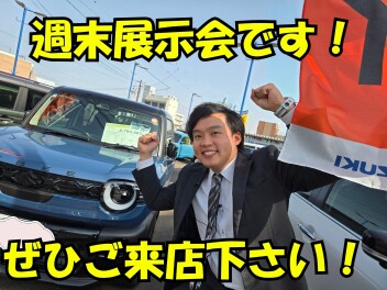 週末展示会です‼