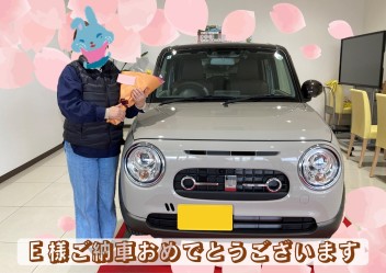 Ｅ様ラパンＬＣご納車です