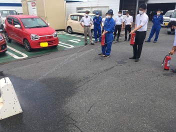 避難訓練、やりました！