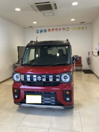 Ｓ様にスペーシアギアをご納車致しました！！