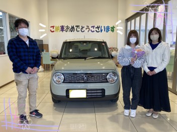 ラパンご納車です❀