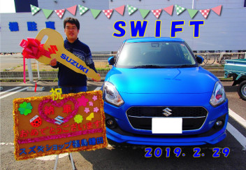 スイフトＸＲリミテッドご納車です！！