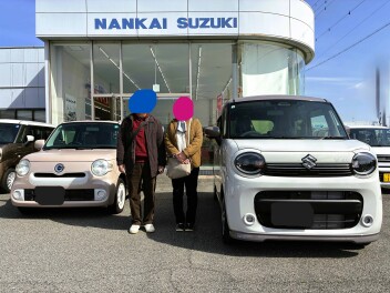 ワゴンRスマイル納車させていただきました