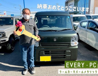 K様のエブリィを納車いたしました！