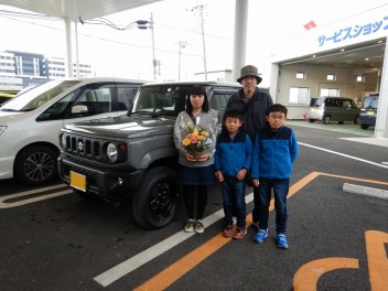 ジムニー納車させて頂きました★