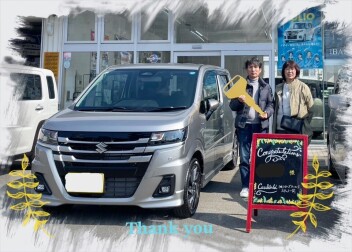 H様　新車ワゴンRご納車おめでとうございます！