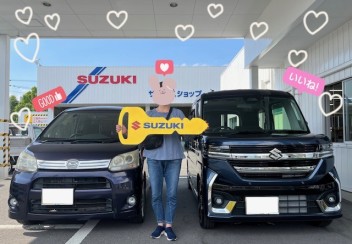 新型スペーシアカスタムご納車おめでとうございます！