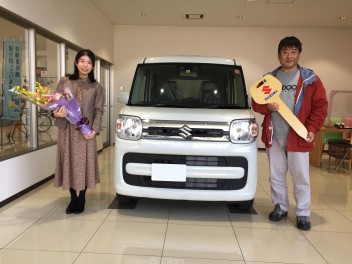 Ａ様のスペーシアご納車させて頂きました！