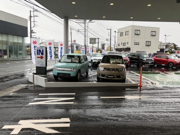 あいにくの天気ですが・・・(>_<)