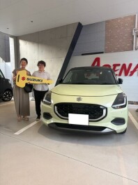 スイフト　ご納車おめでとうございます