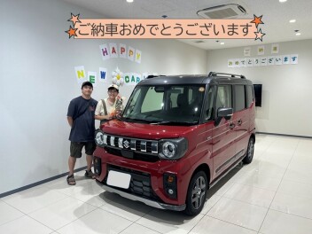 スペーシアギアのご納車おめでとうございます！