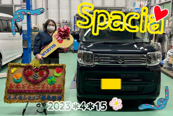 スズキショップ福島鎌田　☆スペーシアご納車です☆