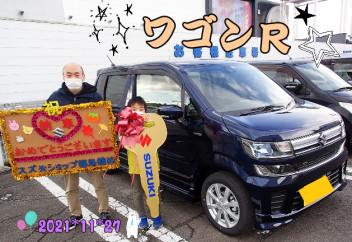 スズキショップ福島鎌田　☆ワゴンＲご納車です☆