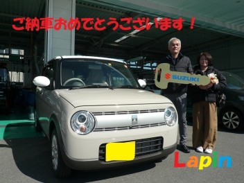 ラパンご納車です！