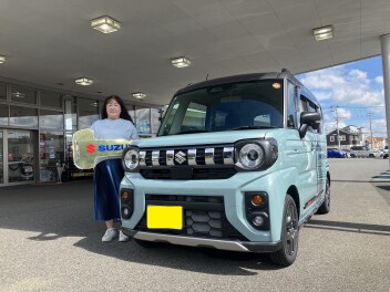 スペーシアギア、ご納車おめでとうございます♪