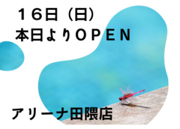 １６日本日よりＯＰＥＮいたします　　お待ちしております。