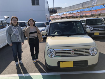 ラパンＦリミテッドのご納車おめでとうございます！！！