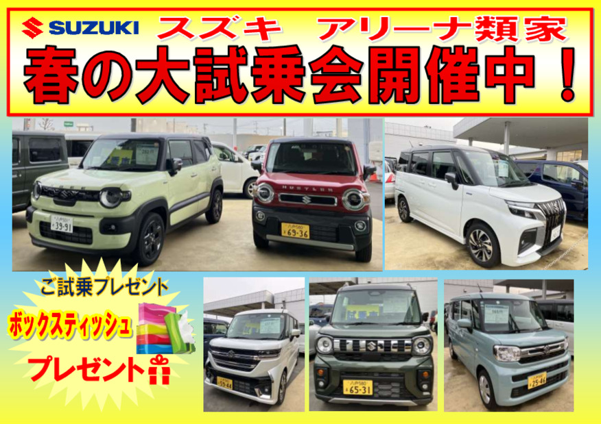 春の大試乗会開催中！！