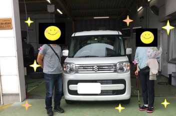 ５月２６日　Ｍさまスペーシア納車式　おめでとうございます！
