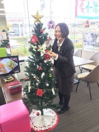 長浜店がクリスマス仕様になりましたっ！今週末は長浜店にご来店下さい！