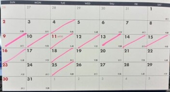 ８月の営業日のご案内