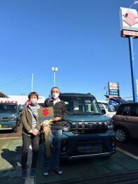 Ｆ様　スペーシアギアご納車おめでとうございます！